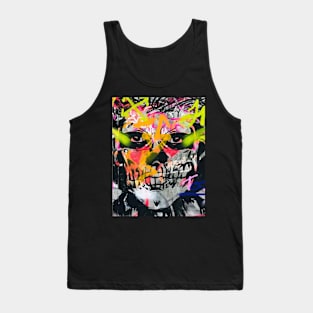 graffiti tag face 22 by LowEndGraphics Tank Top